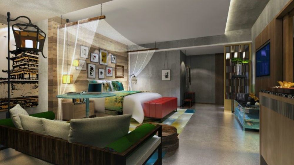 Merlinhod Hotel Xi'An شيان المظهر الخارجي الصورة